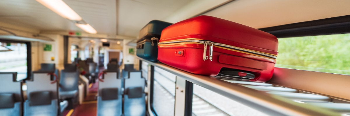 Luggage in the train